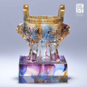 琉璃三足圓鼎