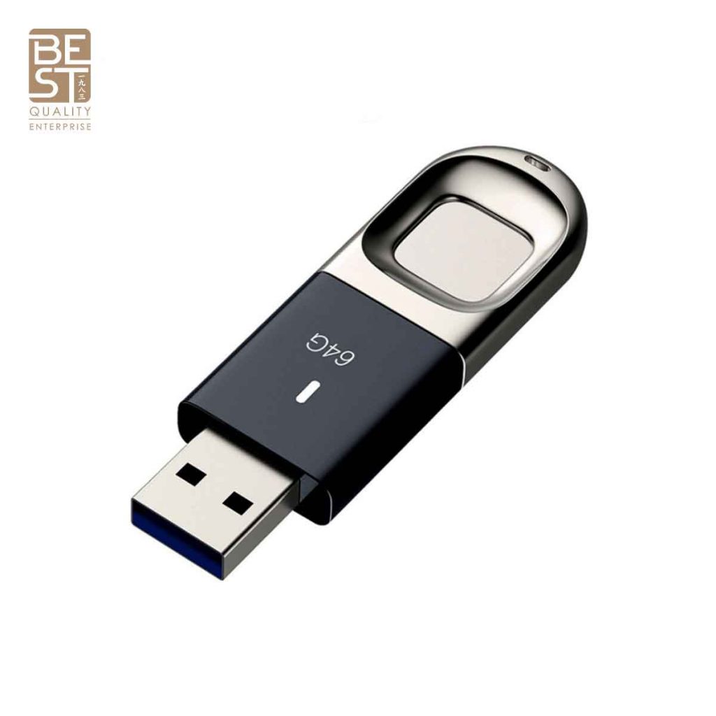 金屬指紋加密防護USB